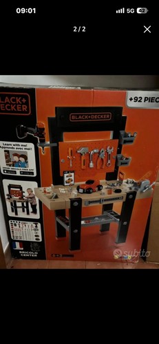 Smoby black decker banco - banco, da